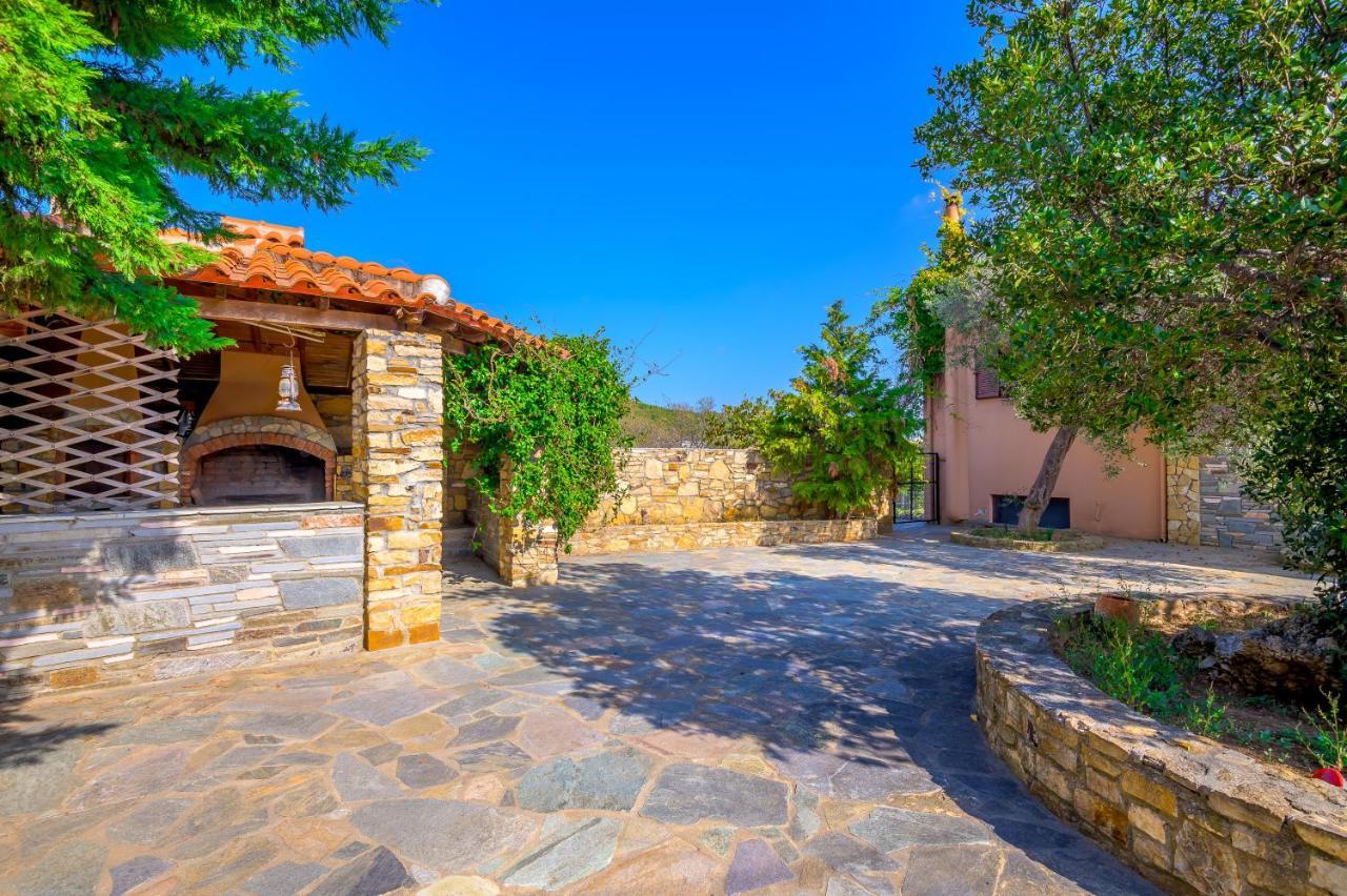 Luxurious Villa With Gorgeous View And Bbq Alexandrópolis Exterior foto