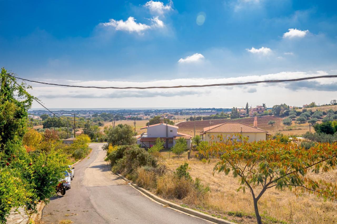 Luxurious Villa With Gorgeous View And Bbq Alexandrópolis Exterior foto