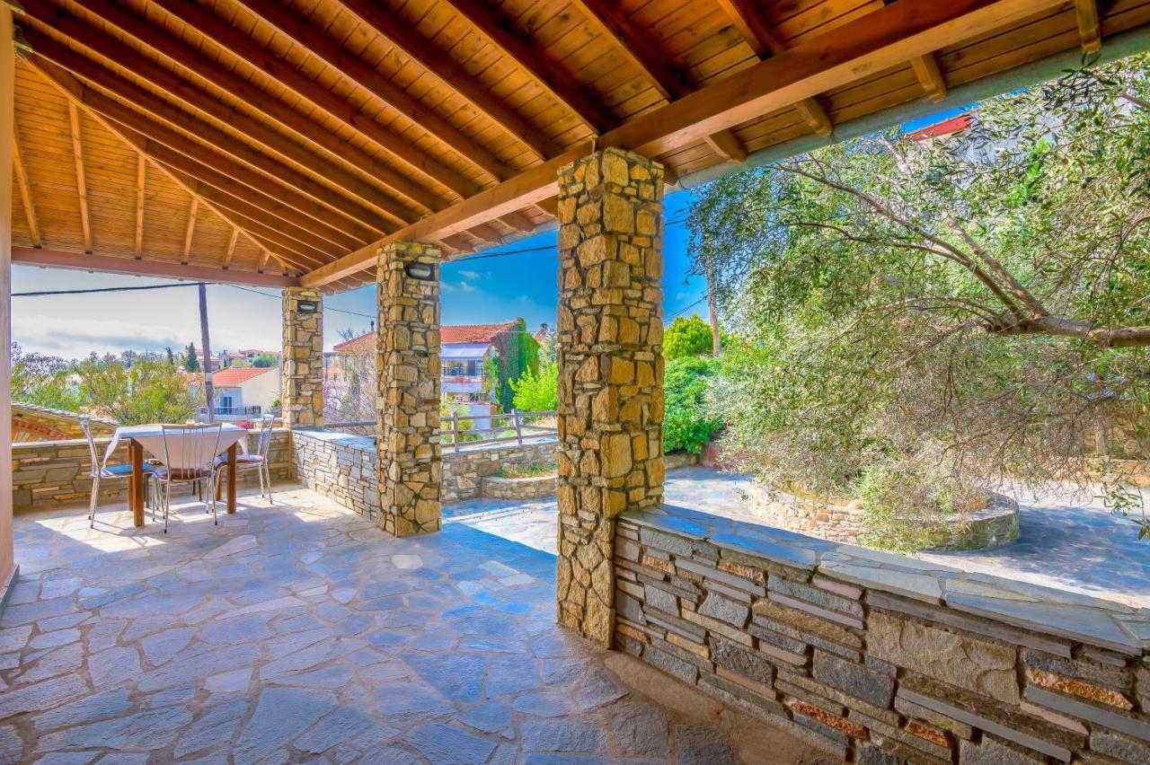 Luxurious Villa With Gorgeous View And Bbq Alexandrópolis Exterior foto